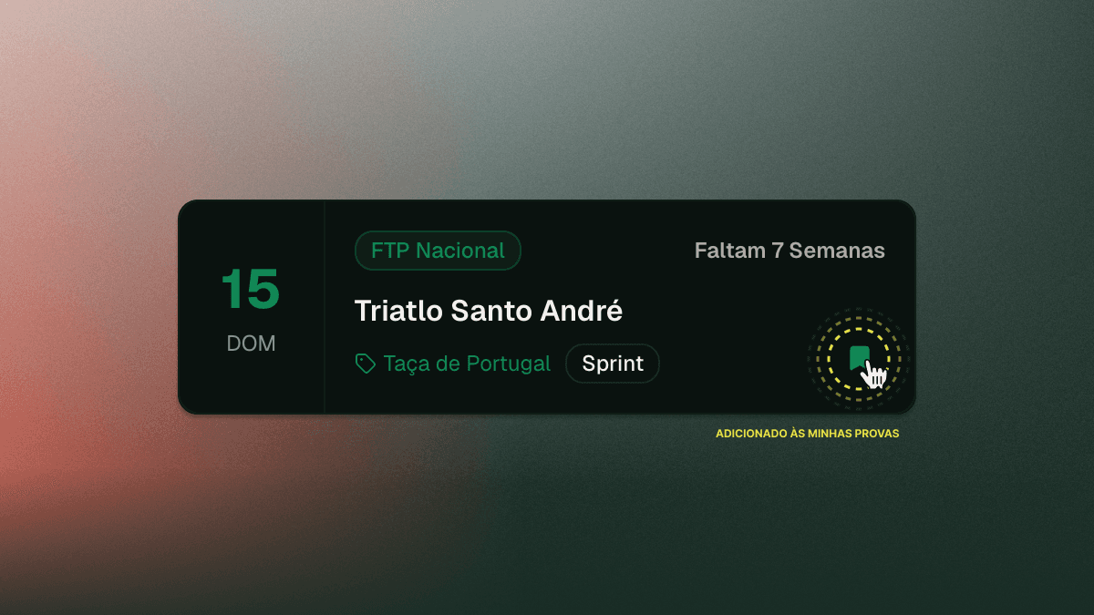 Calendário de provas Tri Family