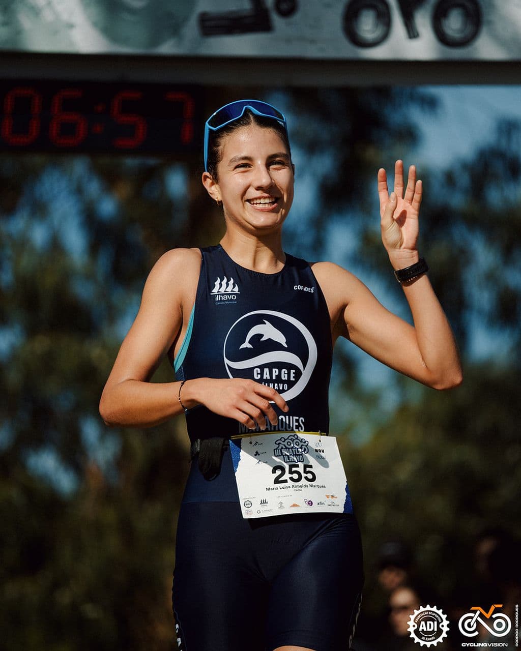 Atleta com o dorsal 255